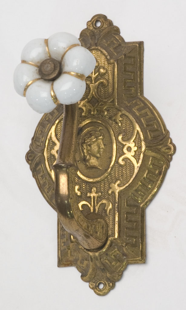 NEOCLASSICAL GILT BRASS CURTAIN PINS, SET OF SEVEN Jeffrey S. Evans