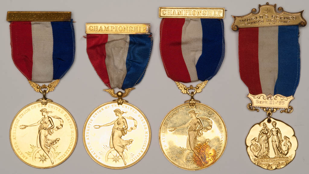 IMPORTANT GROUP OF ATHLETIC MEDALS AND OTHER RELATED ...