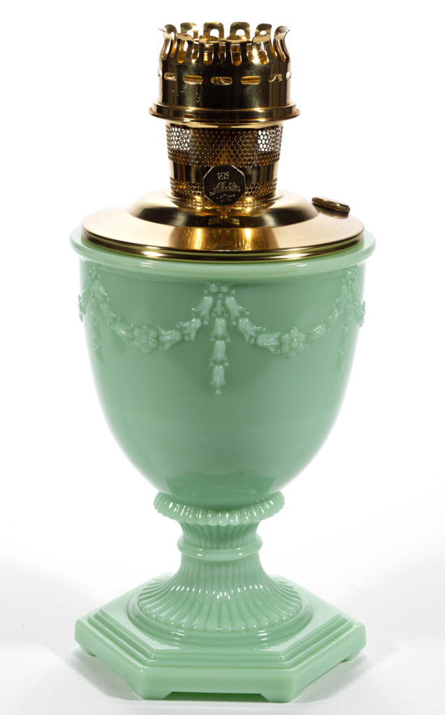 ALADDIN REPRODUCTION FLORENTINE KEROSENE VASE LAMP Jeffrey S. Evans