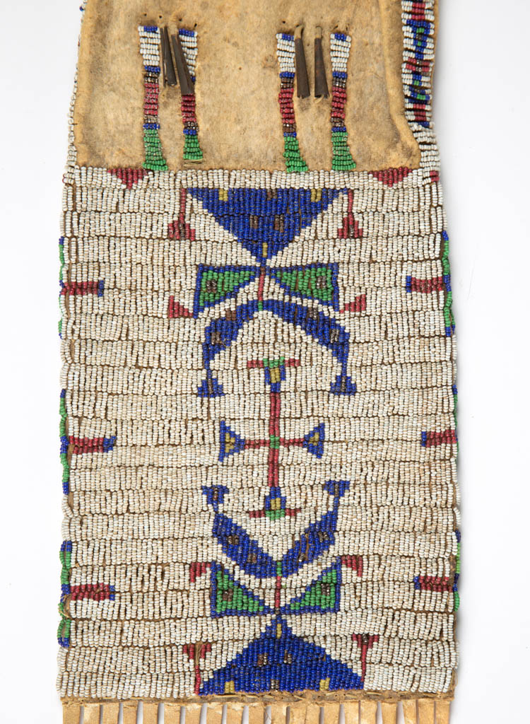 NATIVE AMERICAN / SIOUX INDIAN BEADED PIPE BAG - Jeffrey S. Evans