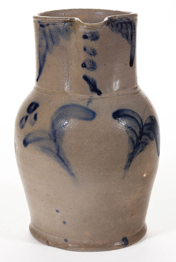 BALTIMORE, MARYLAND DECORATED STONEWARE PITCHER Jeffrey S. Evans