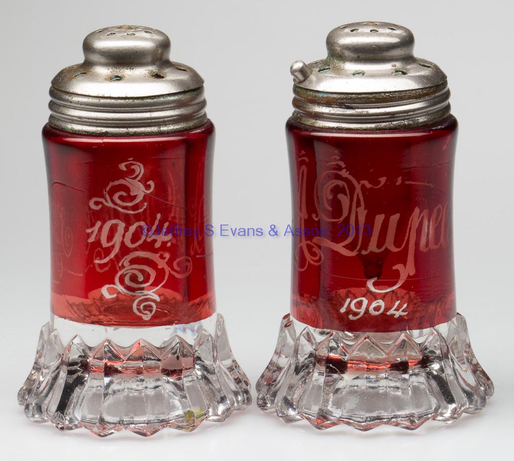 COLUMN CROSS BASE SPANGLED SALT SHAKER Jeffrey S. Evans & Associates