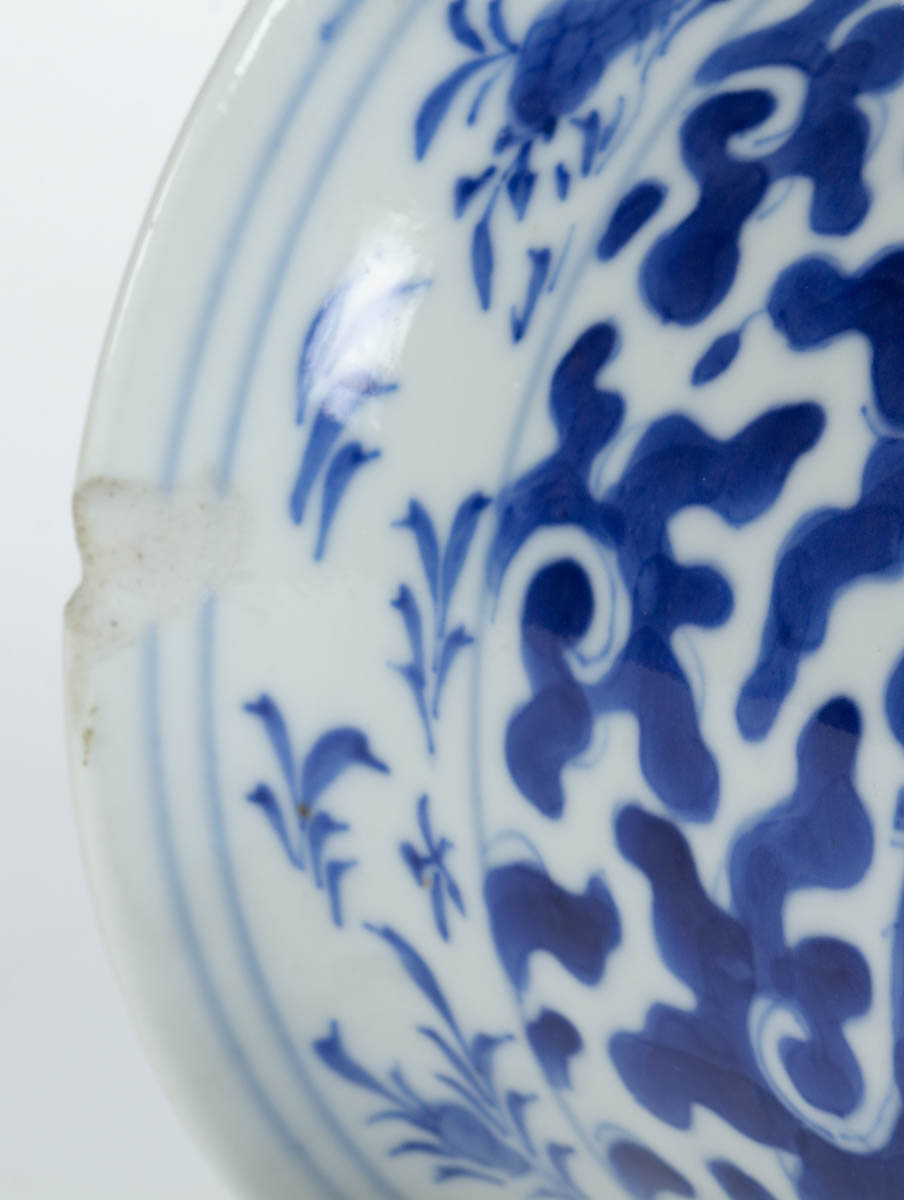 CHINESE EXPORT BLUE AND WHITE PORCELAIN VASES, LOT OF FOUR