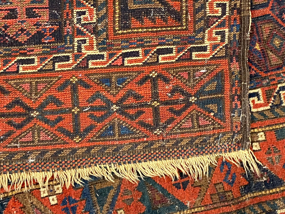 ANTIQUE CAUCASIAN PRAYER RUG