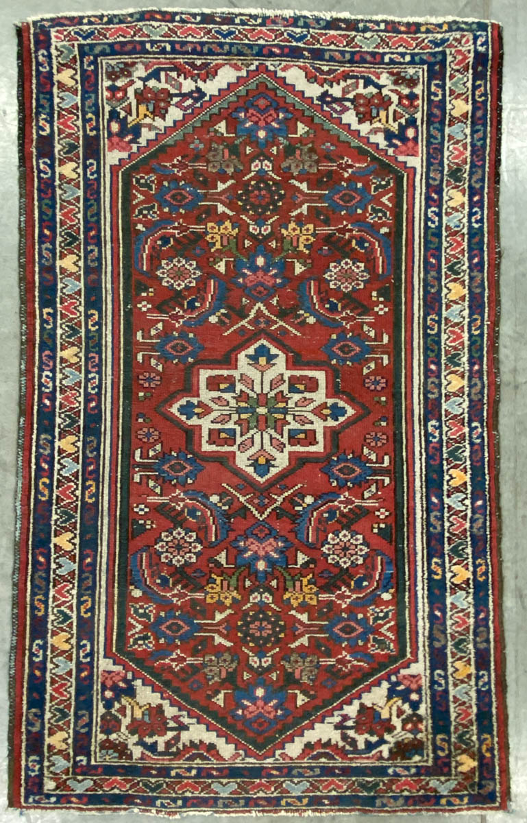 SEMI-ANTIQUE PERSIAN SCATTER RUG